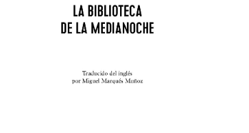 Descargar La Biblioteca de la Medianoche PDF